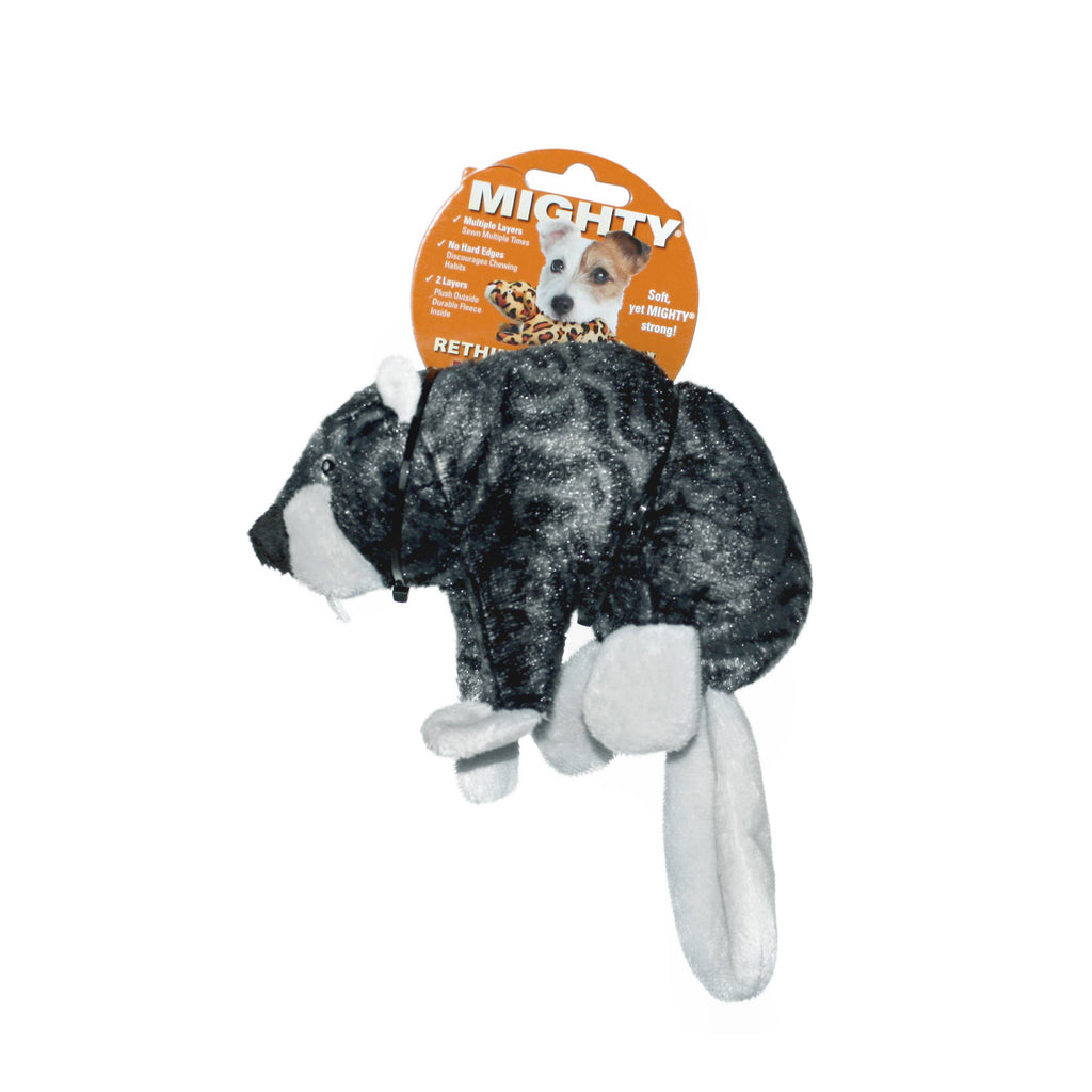 Mighty Jr Nature Beaver, Plush, Squeaky Dog Toy