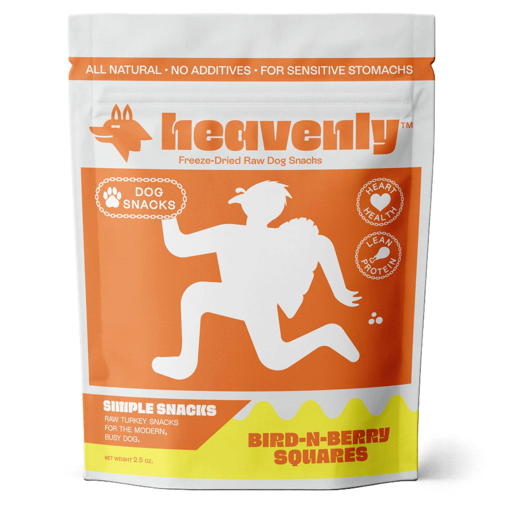 Heavenly Simple Snacks - Bird-N-Berry Squares Dog Treats