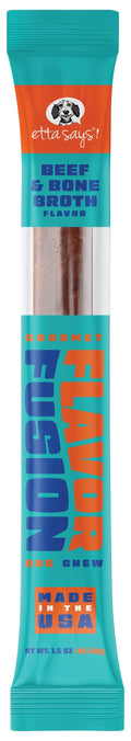 Etta Says! Flavor Fusion Dog Chew Beef & Bone Broth 1.5 oz