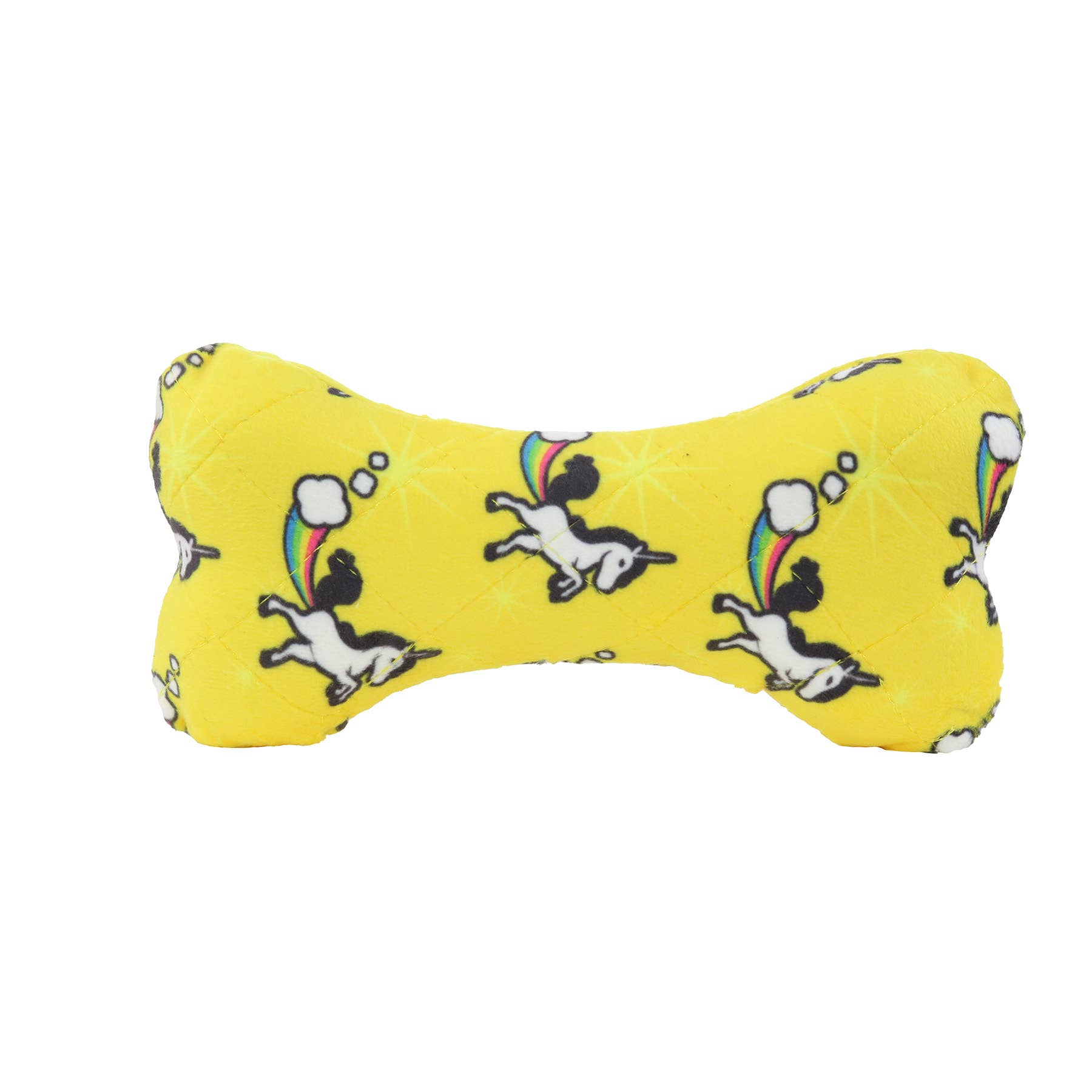 Mighty Bone- Medium Unicorn Squeaky Dog Toy, No Stuffing