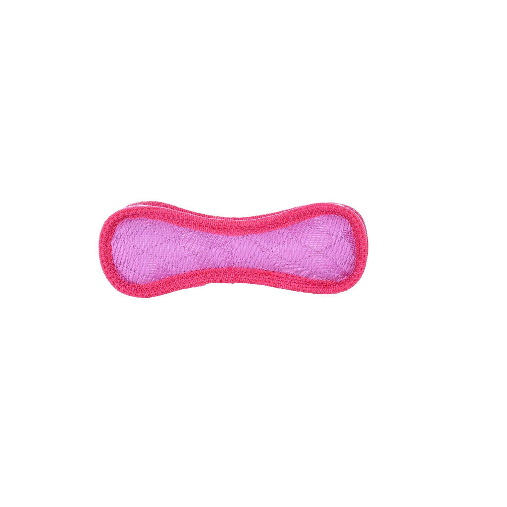 DuraForce Jr Bone Tiger - Pink, Durable, Squeaky Dog Toy