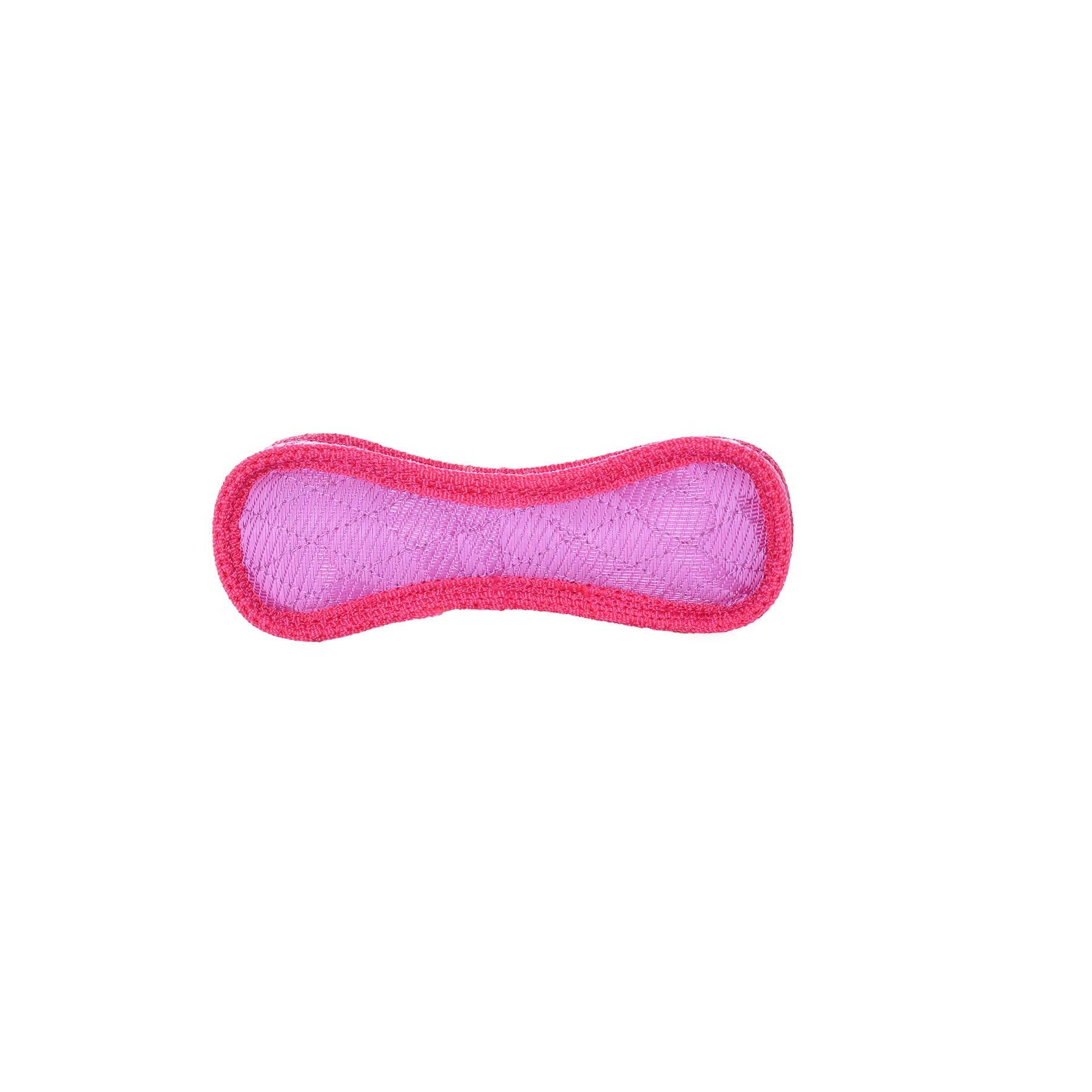 DuraForce Jr Bone Tiger - Pink, Durable, Squeaky Dog Toy