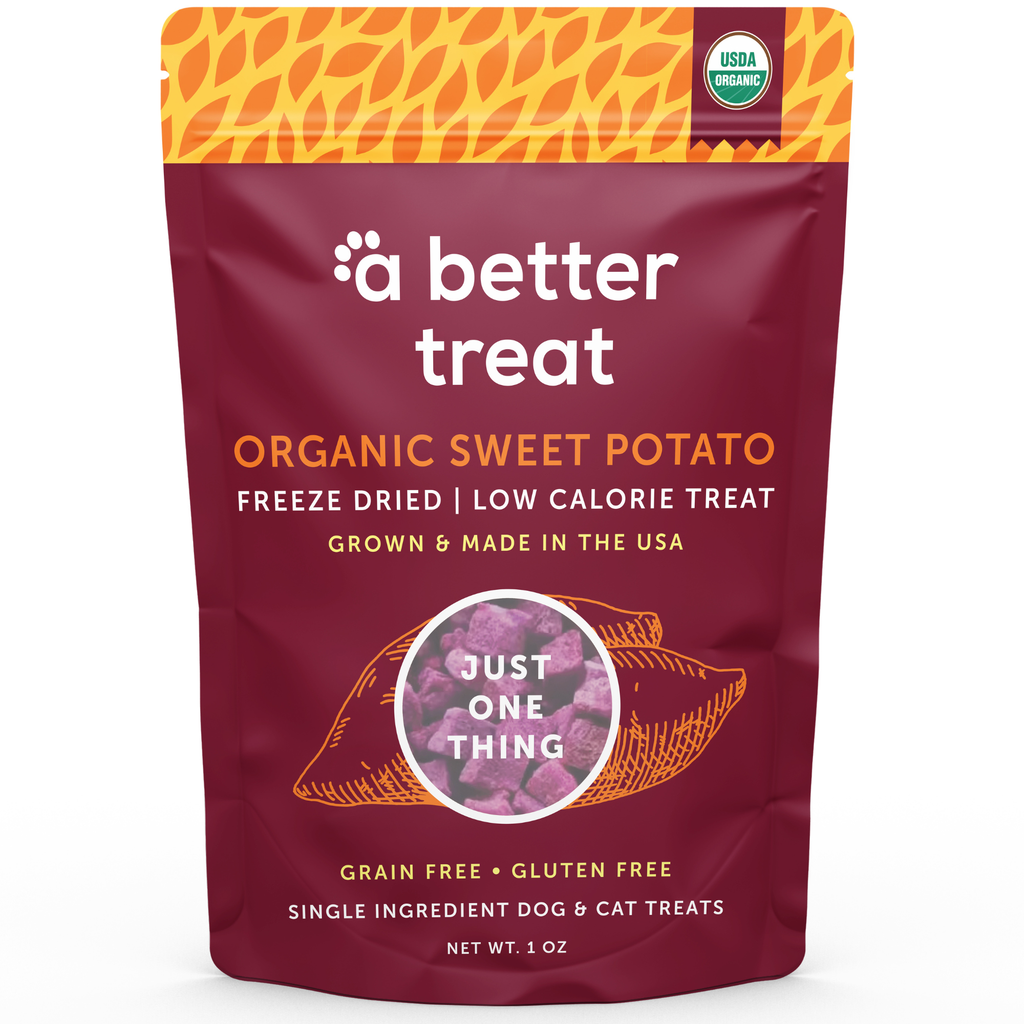 Organic Freeze Dried Purple Sweet Potato Dog and Cat Treats: Standard 1 Pack