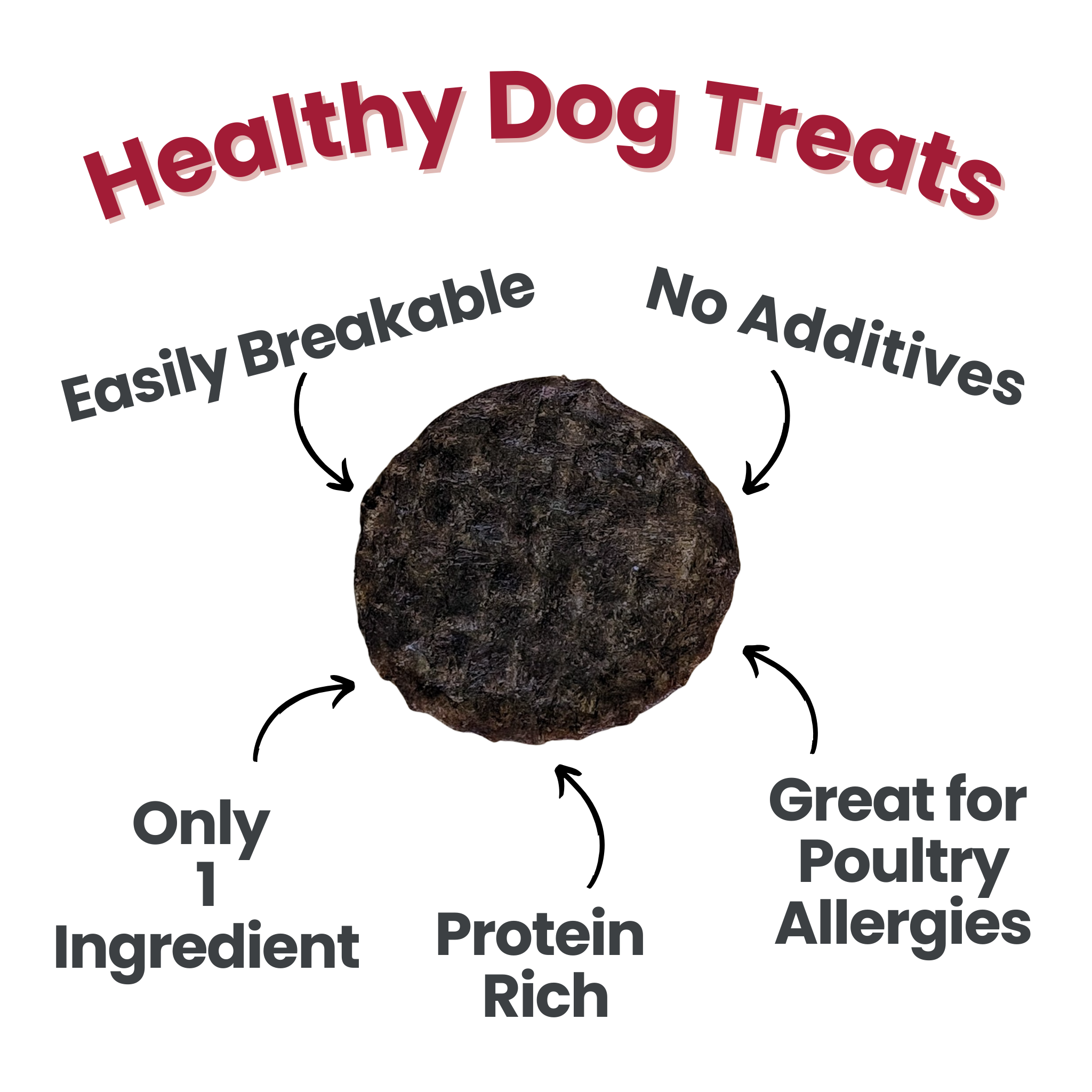 Beef Chips Dog Treats: 12oz