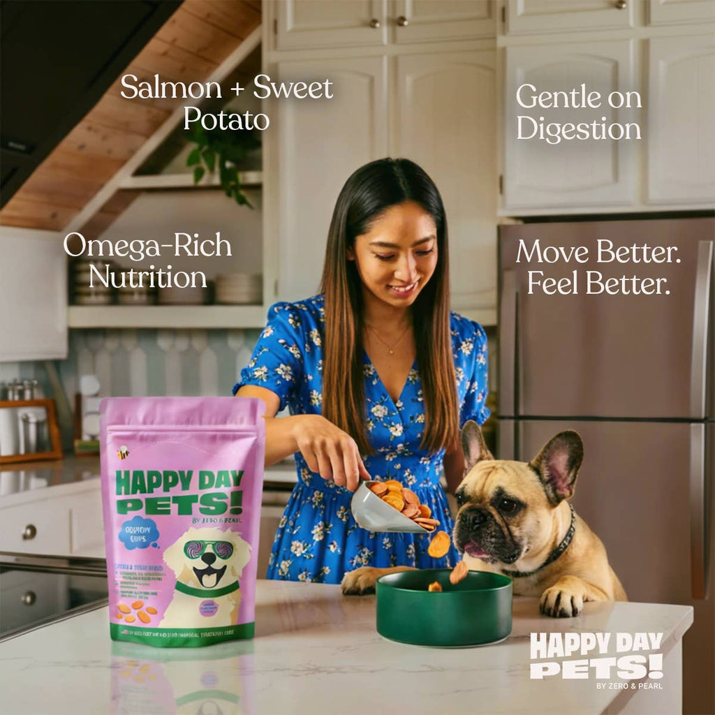 Happy Day Pets Salmon & Sweet Potato Chips Dog Treats
