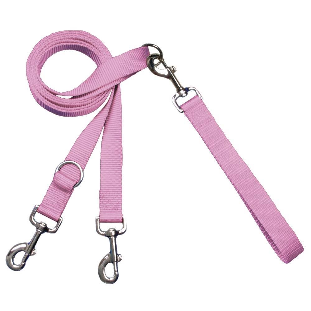 Euro Dog Leash for Freedom No-Pull Dog Harness: Raspberry / 5/8 inch