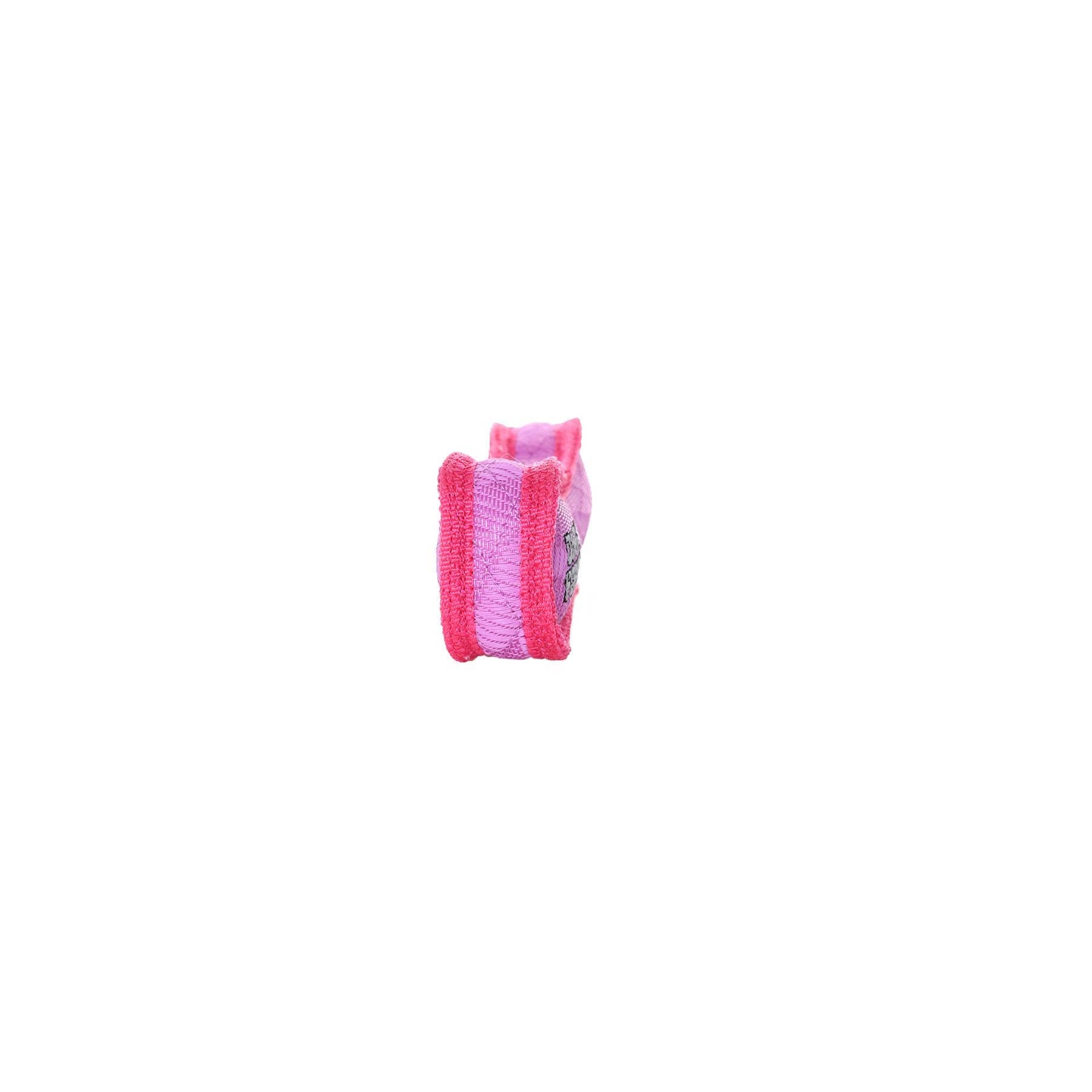 DuraForce Jr Bone Tiger - Pink, Durable, Squeaky Dog Toy