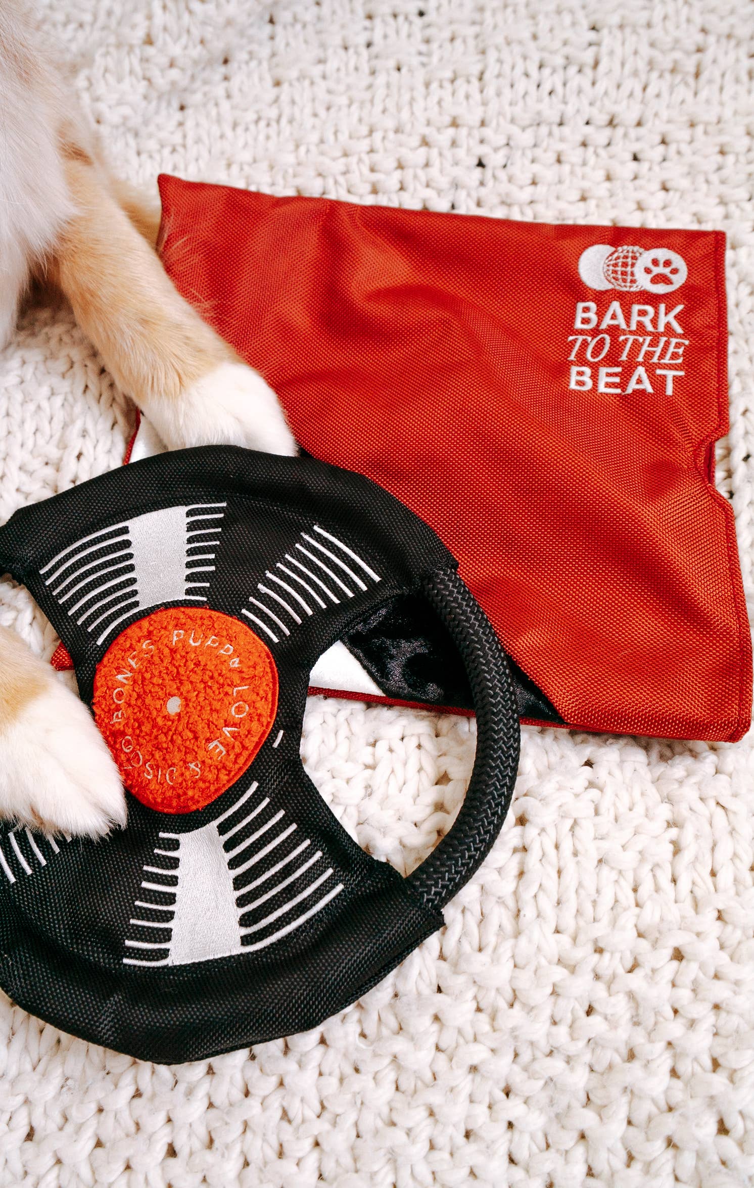 BARK TO BEAT // ENRICHMENT DOG TOY // TUG + SNUFFLE + FETCH