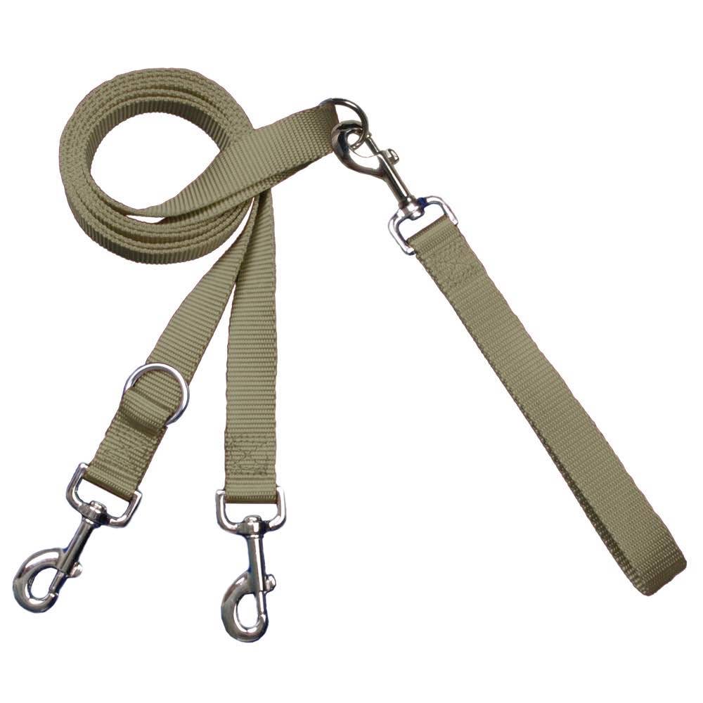 Euro Dog Leash for Freedom No-Pull Dog Harness: Neon Orange / 1 inch