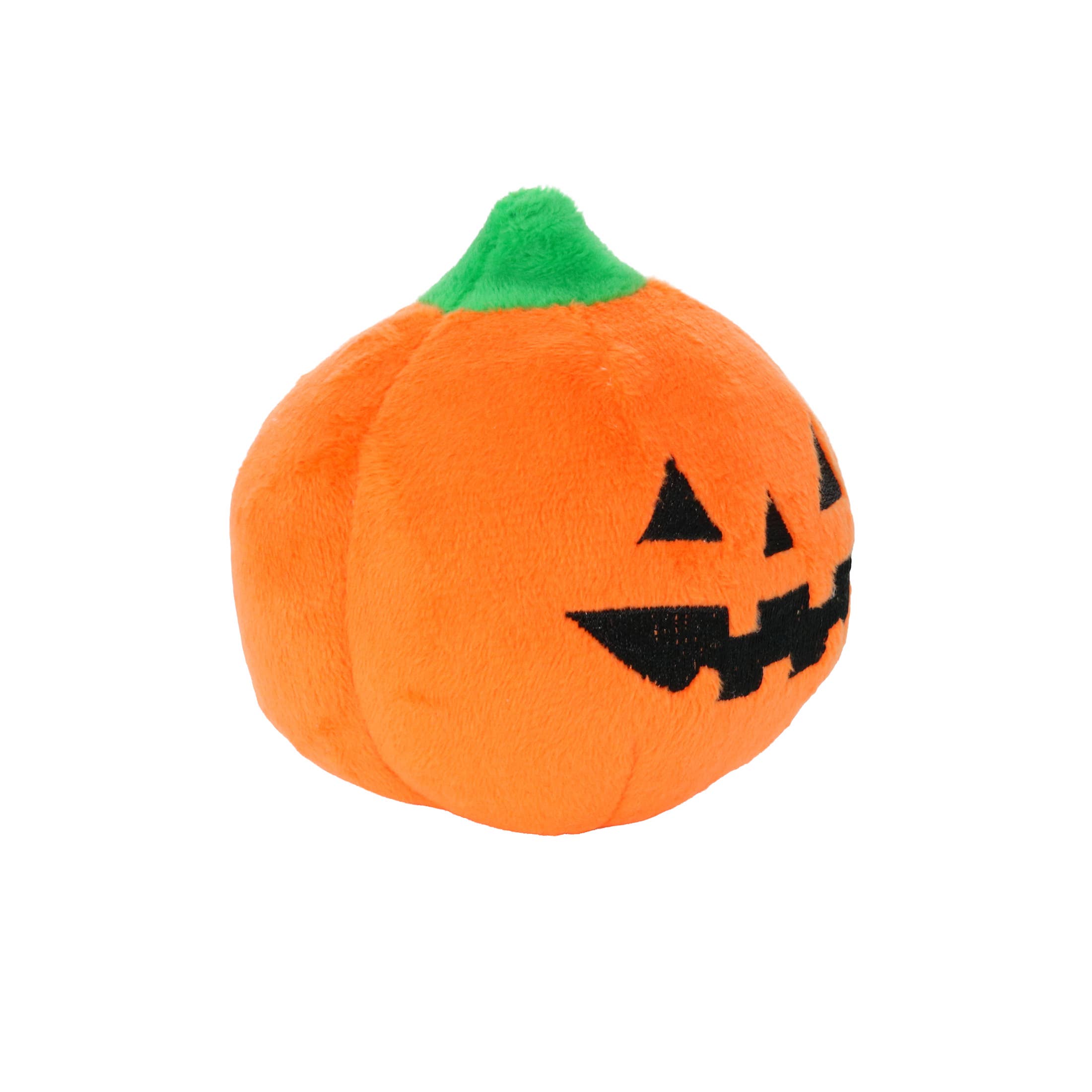 Mighty Ball-Small Pumpkin Squeaky Dog Toy, No Stuffing