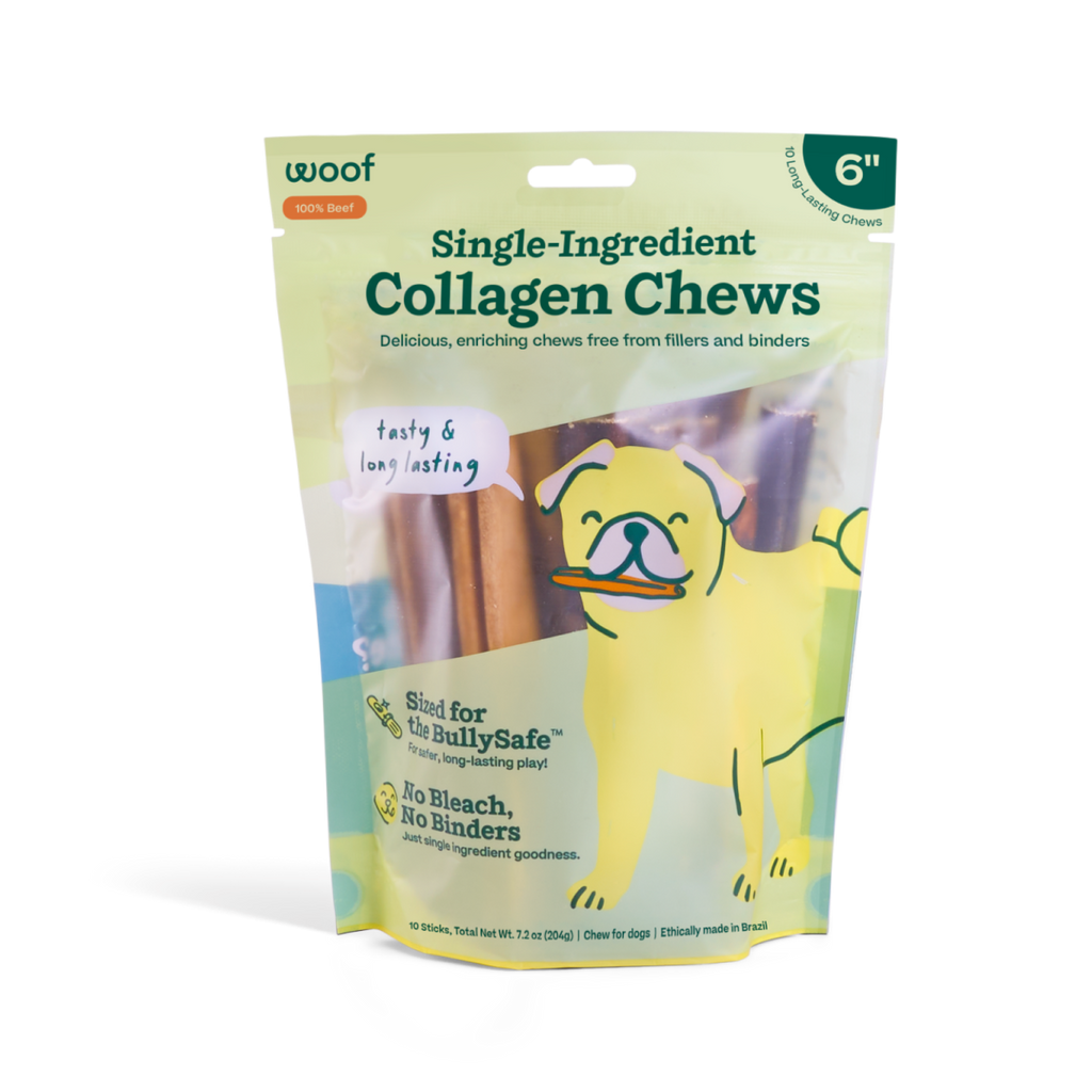BullySafe Chews - Pure Collagen: Beef / 12-inch 10 pack