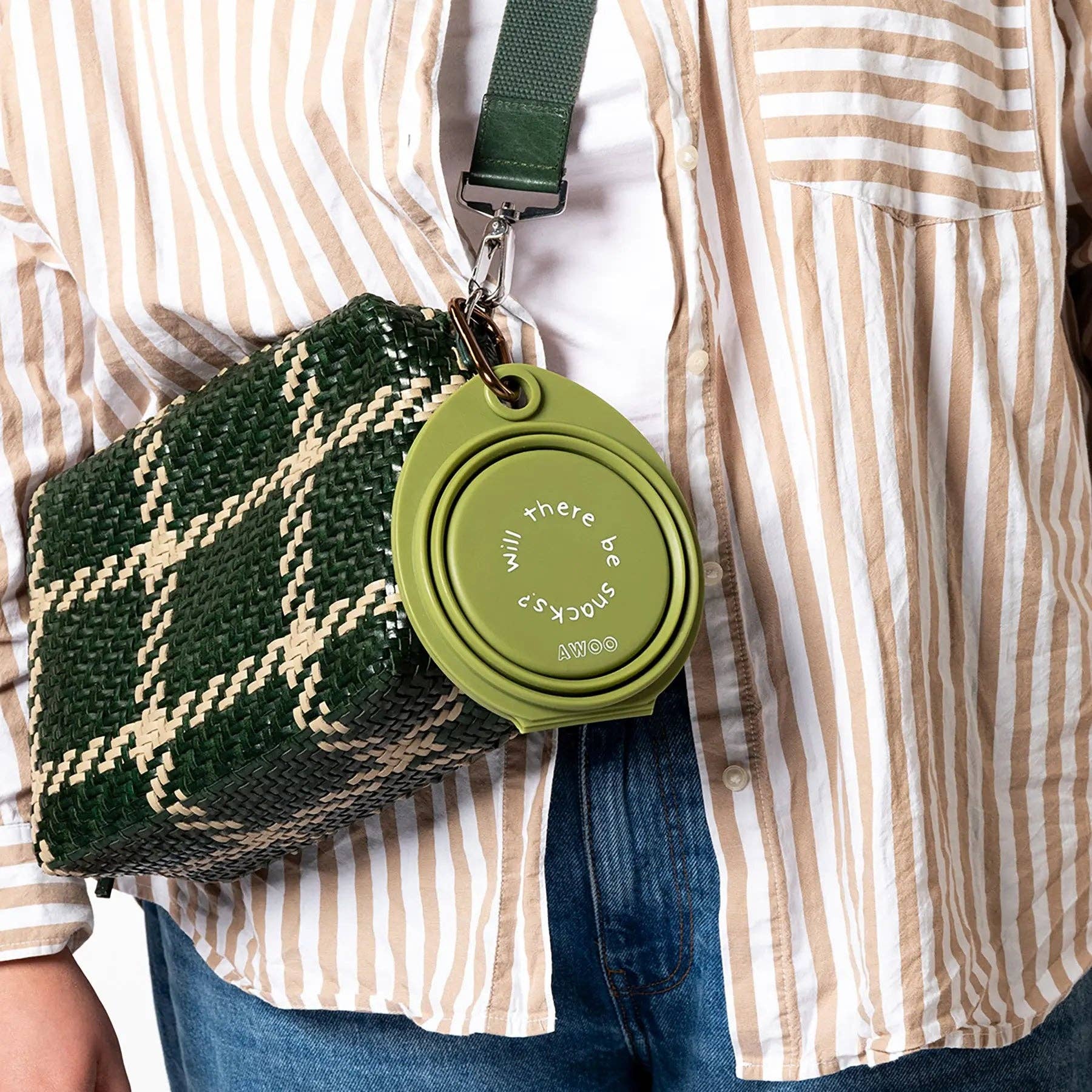 Snack Attack Collapsible Travel Bowl: PERI