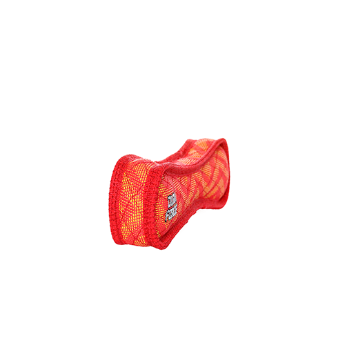 DuraForce Bone ZigZag - Red, Durable, Squeaky Dog Toy