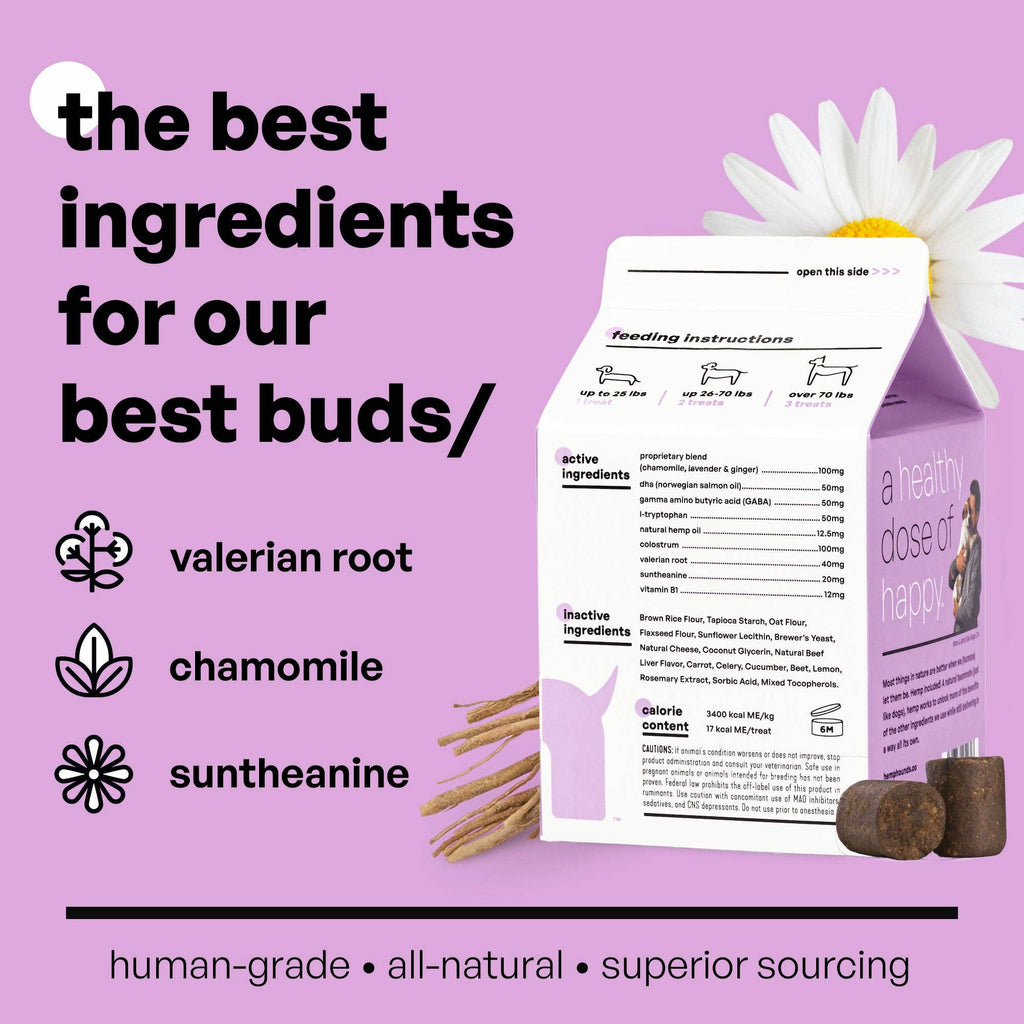 Hemp Hounds - Calming Chews - 90 Count