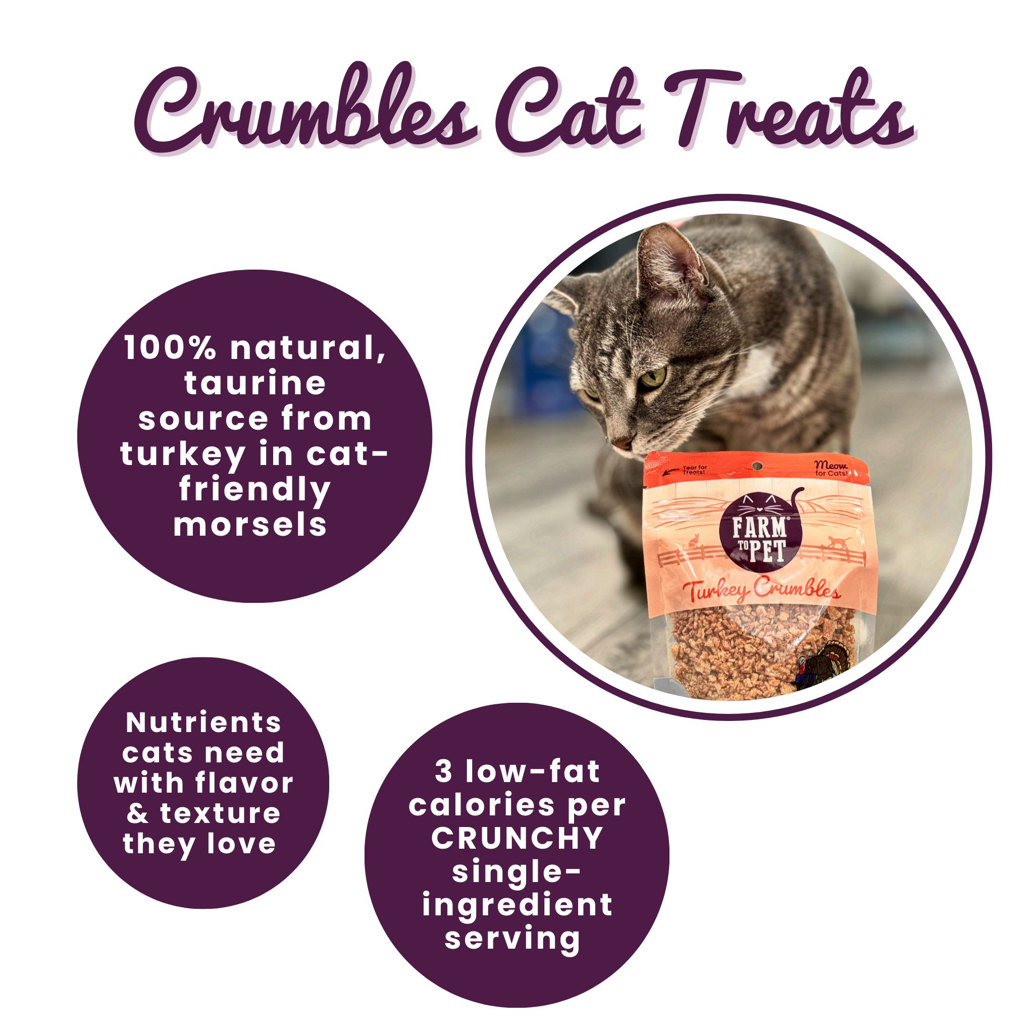 Turkey Crumbles Cat Treats