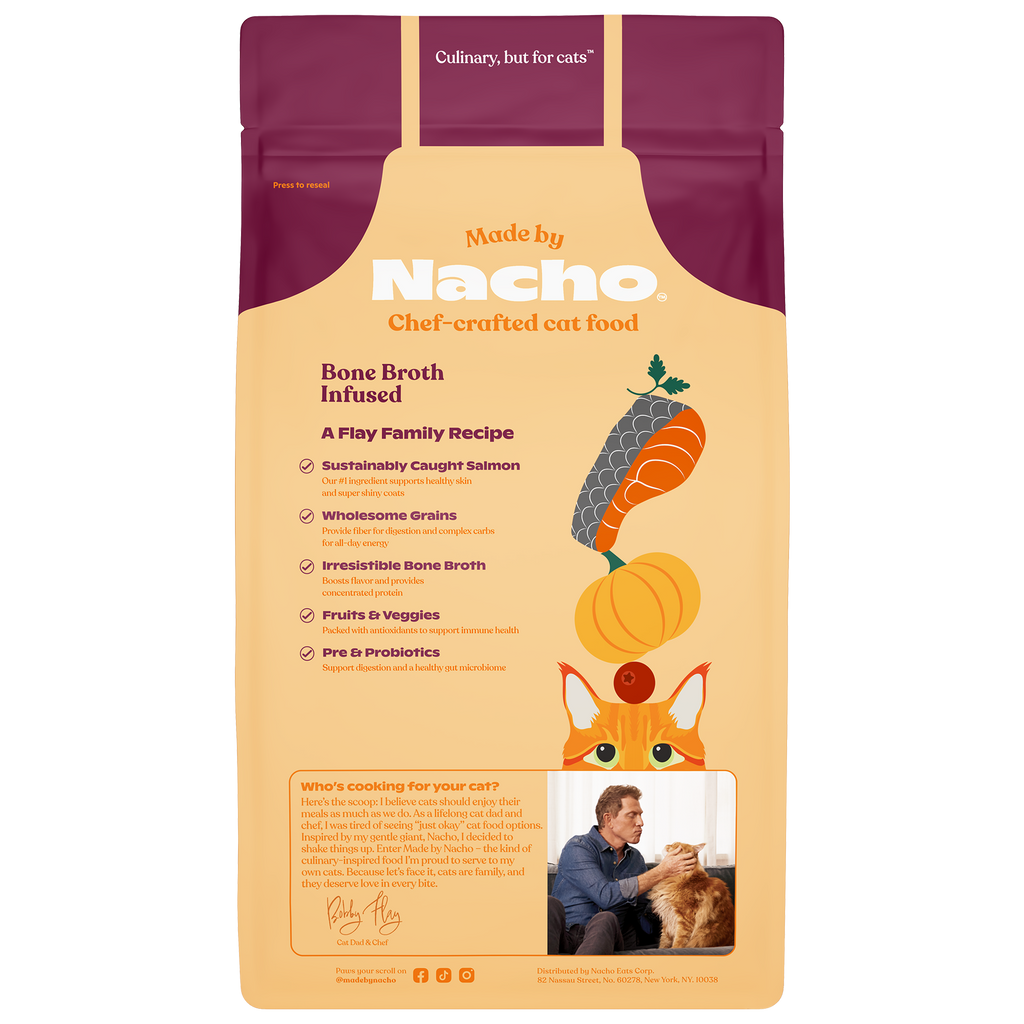 Bone Broth Infused Kibble Sustainably Caught Salmon & Pumpkin Recipe: 4 lb Bag