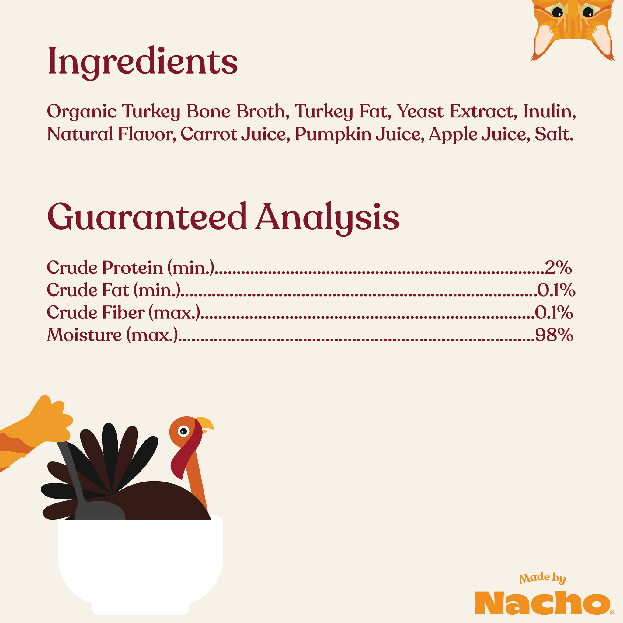 Cage-Free Turkey Bone Broth Topper 11oz