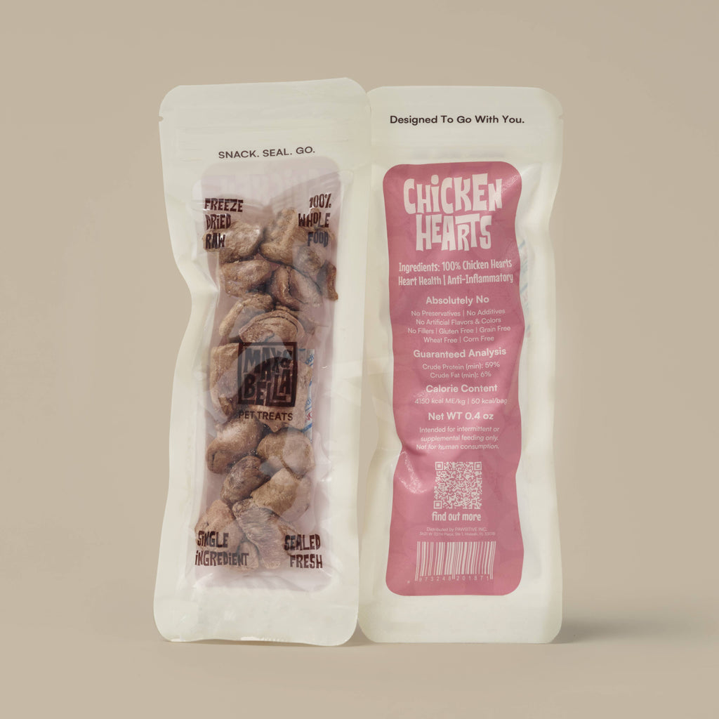 Freeze-Dried Chicken Hearts