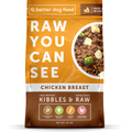A Better Dog Food Chicken - High Protein - Raw You Can See: 3 lbs