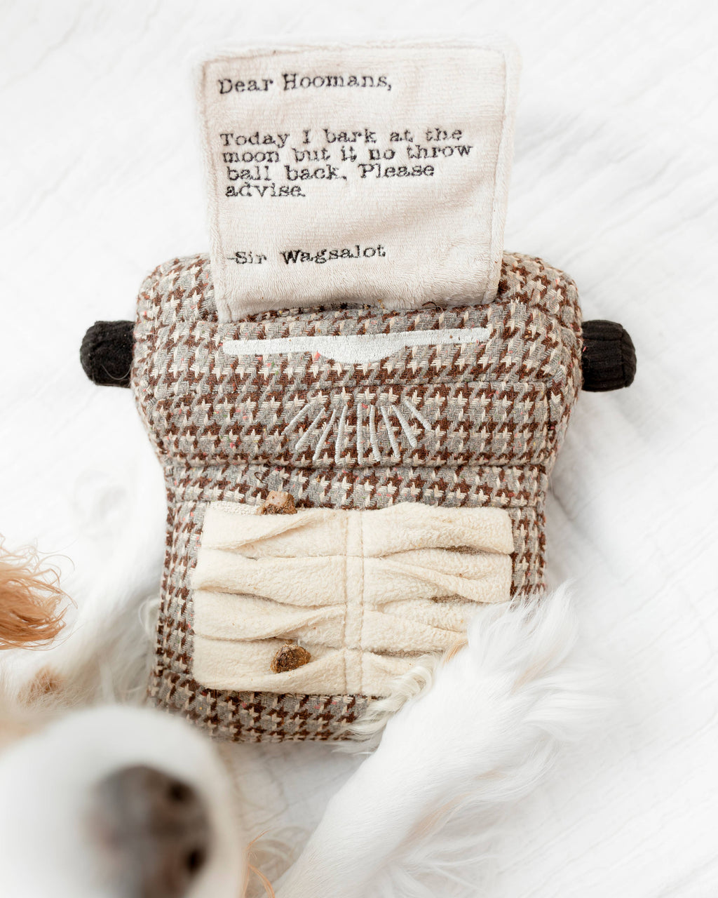 TYPEWRITER//ENRICHMENT DOG TOY