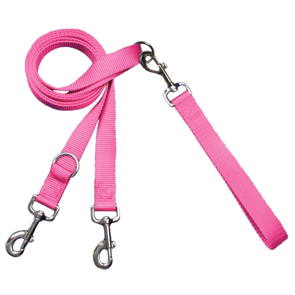 Euro Dog Leash for Freedom No-Pull Dog Harness: Raspberry / 5/8 inch