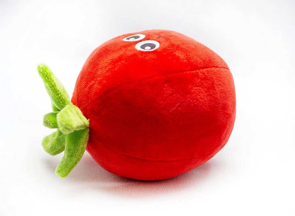 Tomato Plush Dog Toy 5.5"