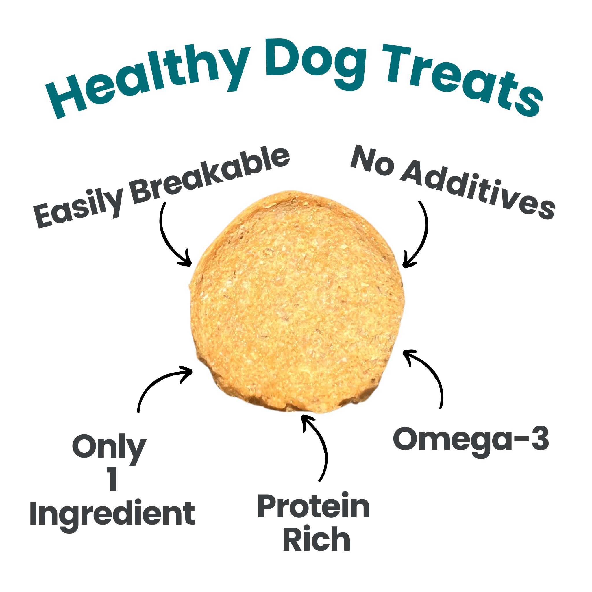 Fish Chips Dog Treats: 12oz