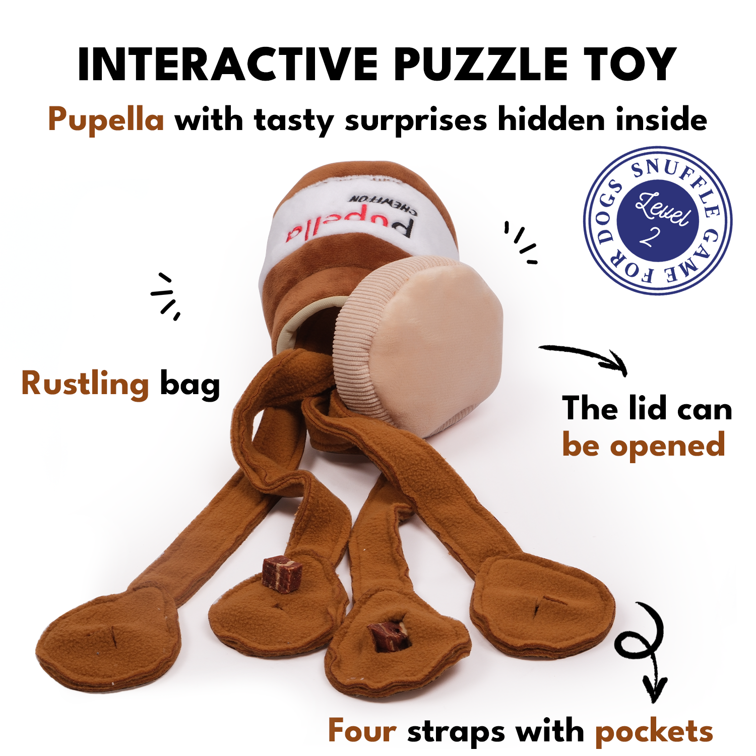 Pupella Jar Dog Snuffle Toy