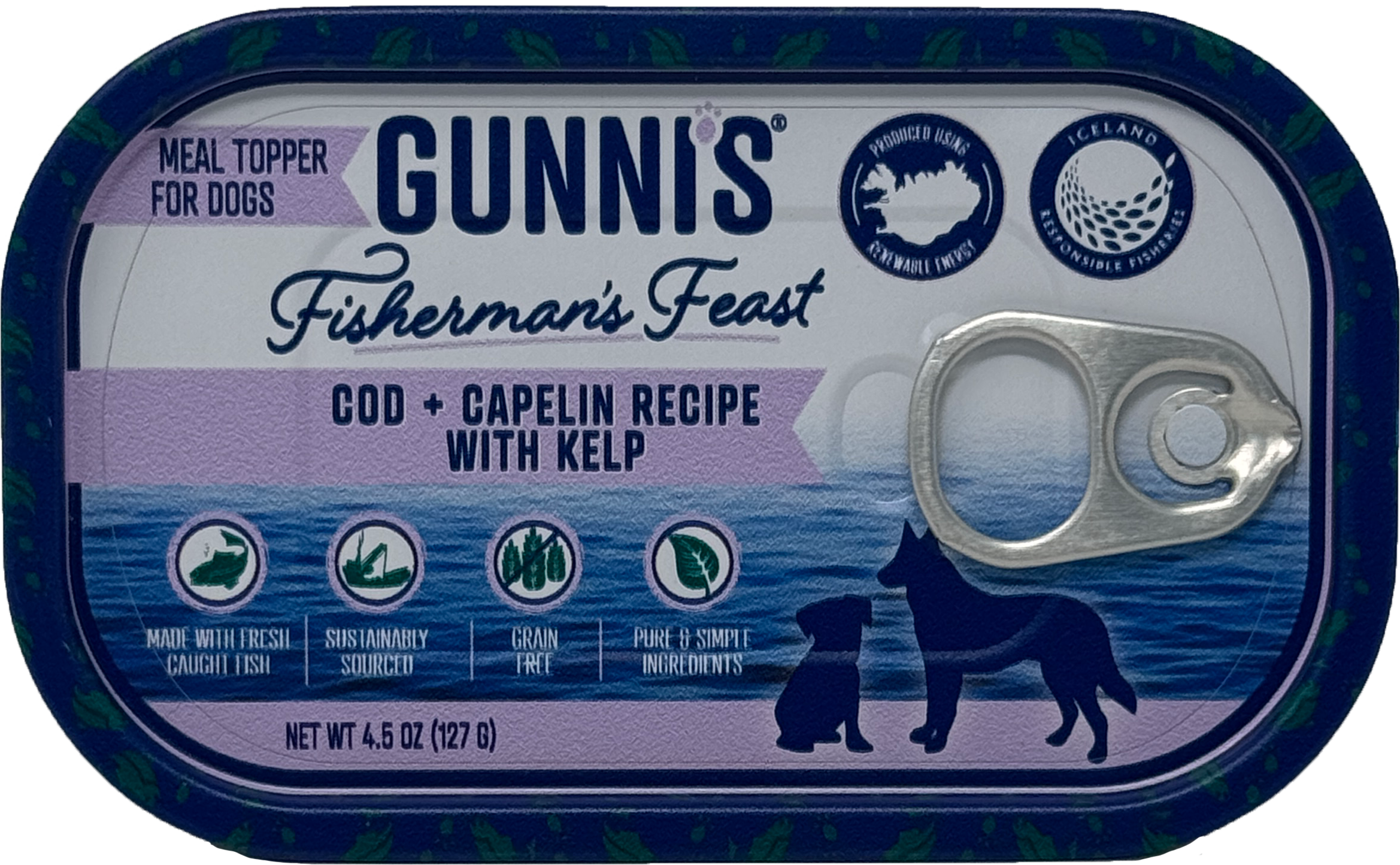 COD & CAPELIN RECIPE W/ KELP FOOD TOPPER FOR DOGS