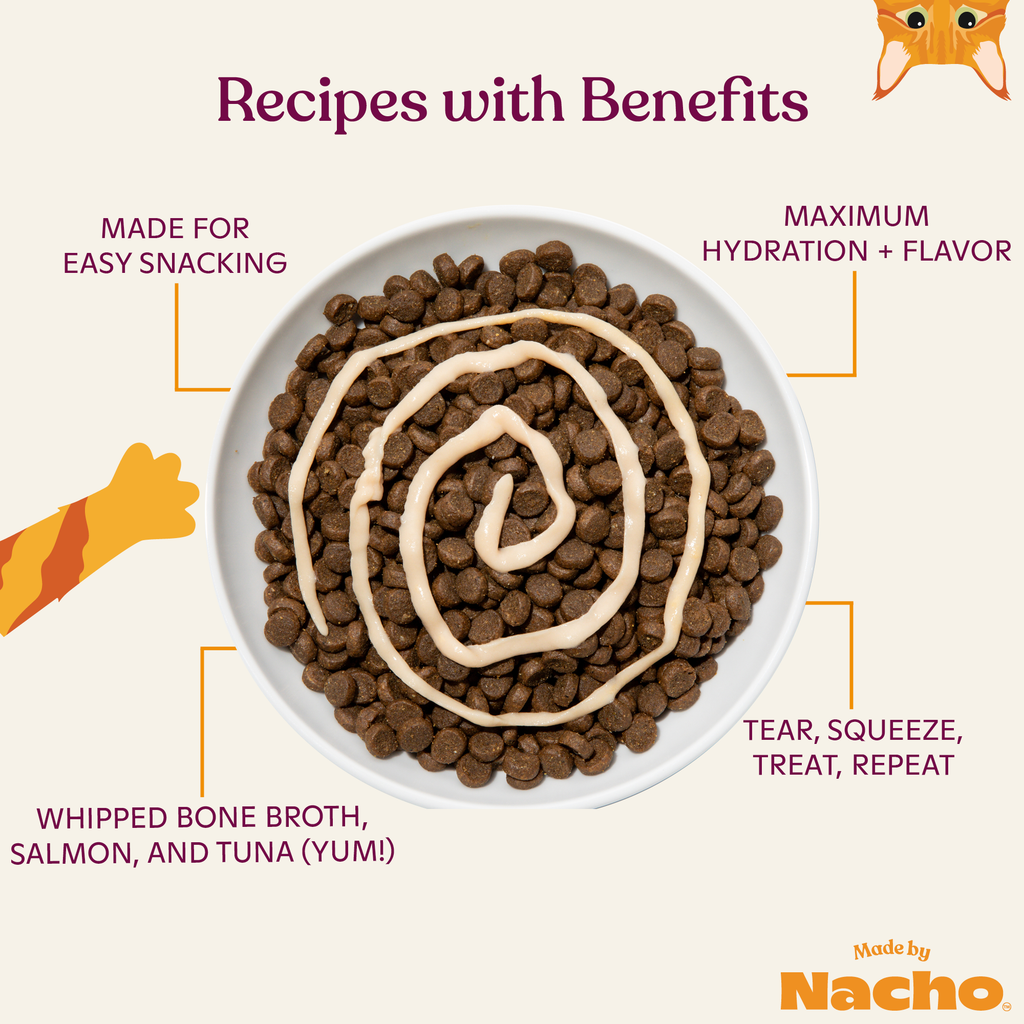 Lickable Mousse Treats Salmon & Tuna Recipe