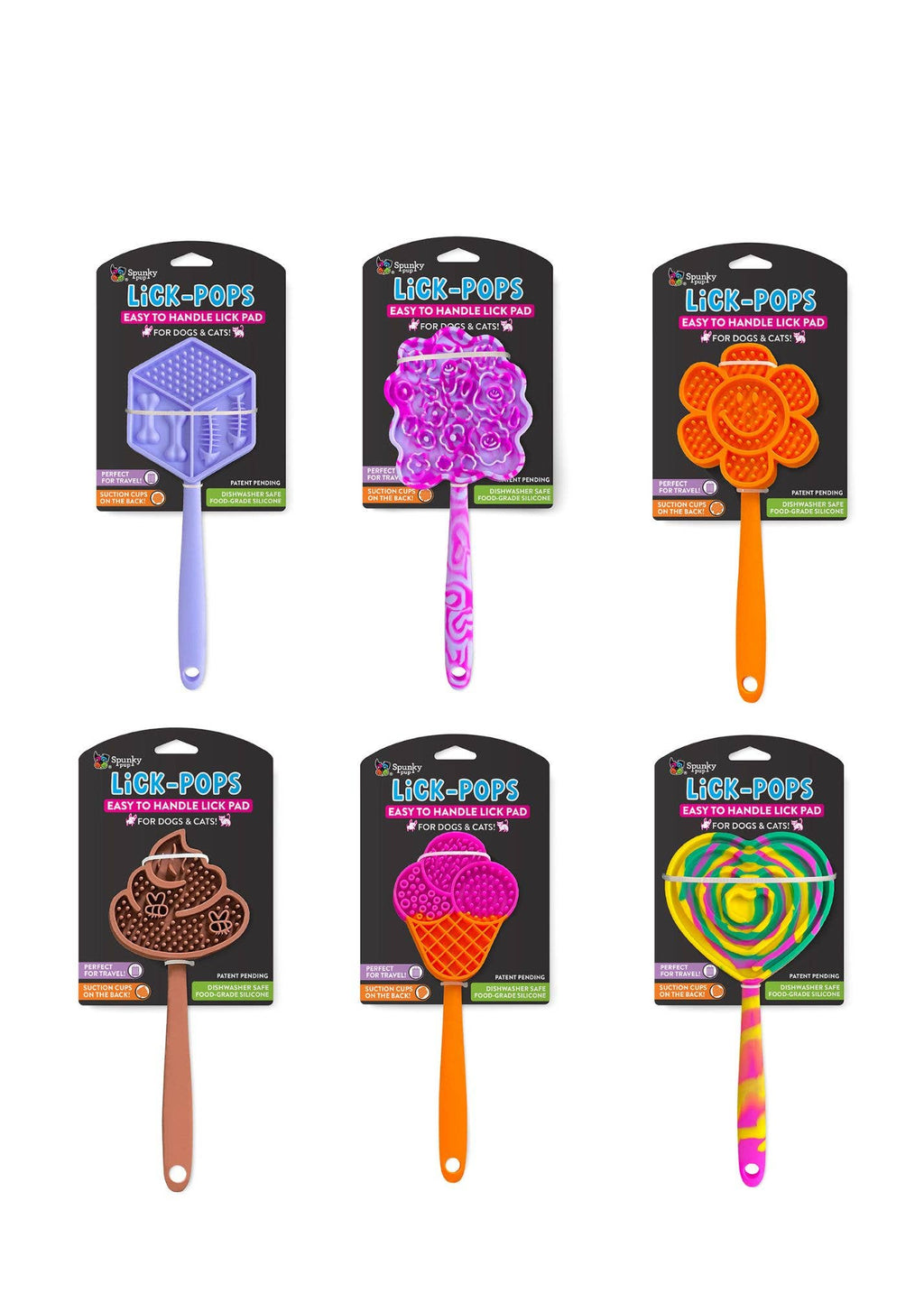 Lick Pops - Lick Pad Spatulas!: Hexagon