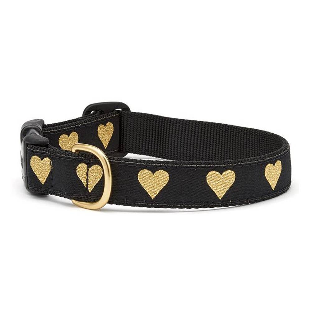 Up Country- Heart of Gold Dog Collar: XS