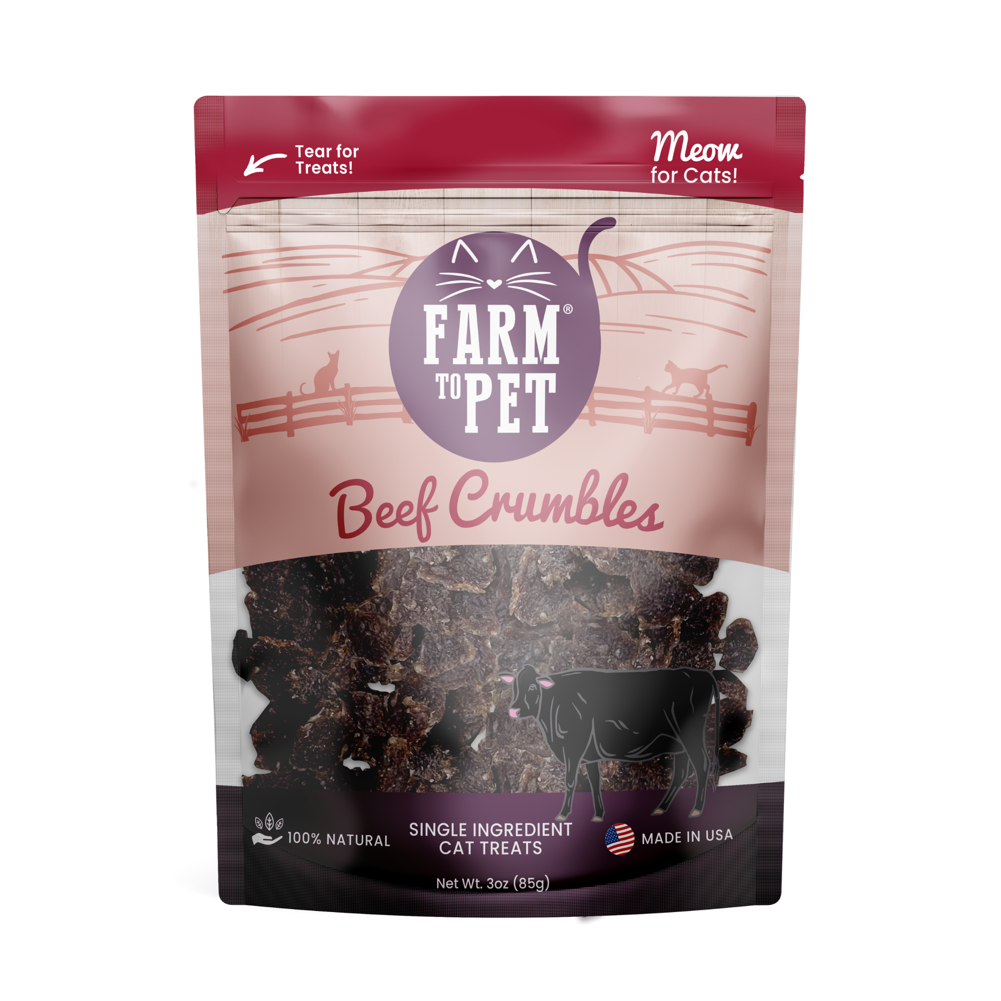 Beef Crumbles Cat Treats