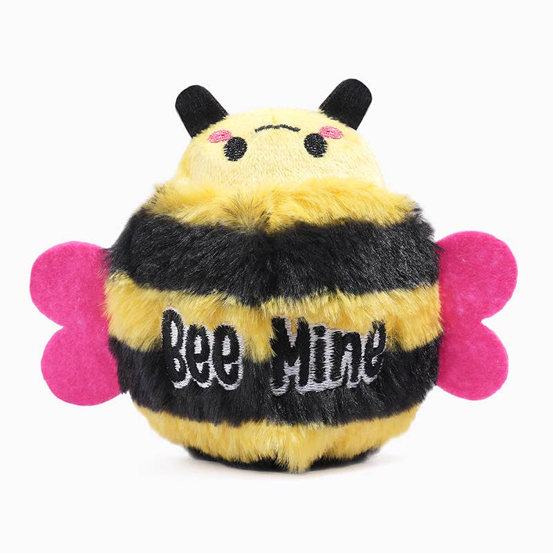 HugSmart Pet - Woof Love  | Bee Mine - Dog Ball Toy