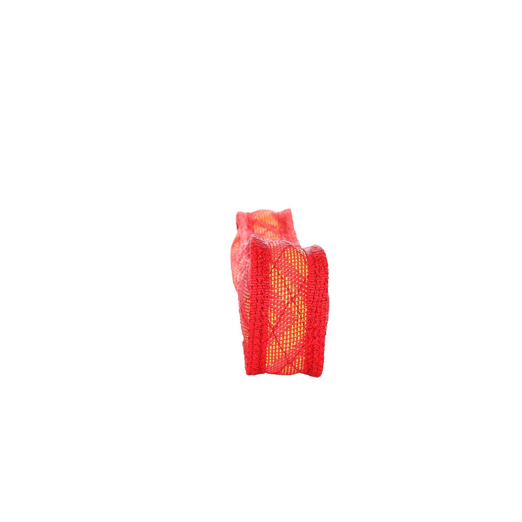 DuraForce Bone ZigZag - Red, Durable, Squeaky Dog Toy