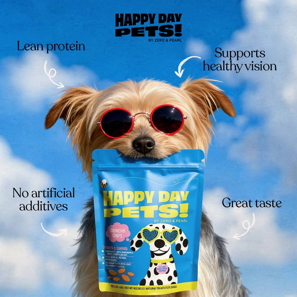 Happy Day Pets Chicken & Carrot Chips Dog Treats