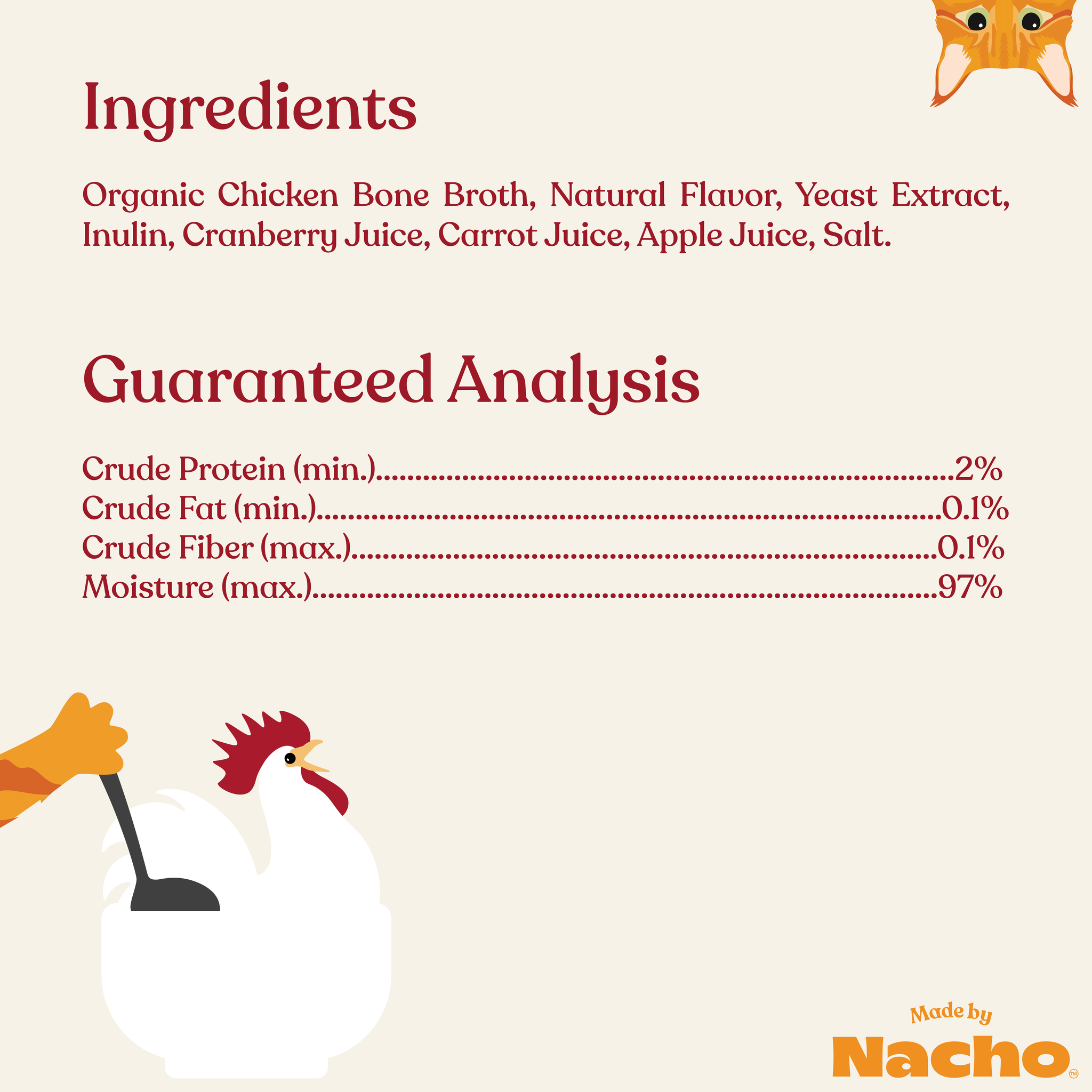 Cage-Free Chicken Bone Broth Topper 11oz