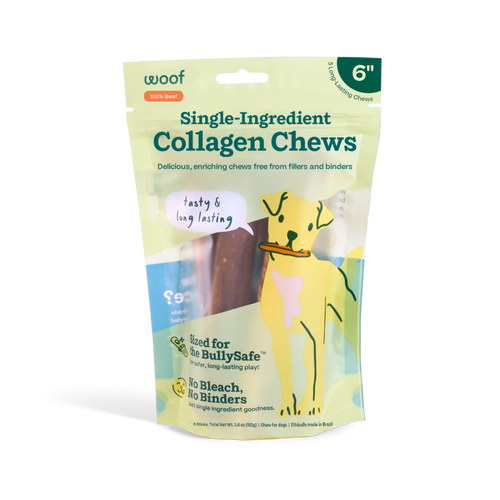 BullySafe Chews - Pure Collagen: Beef / 12-inch 10 pack