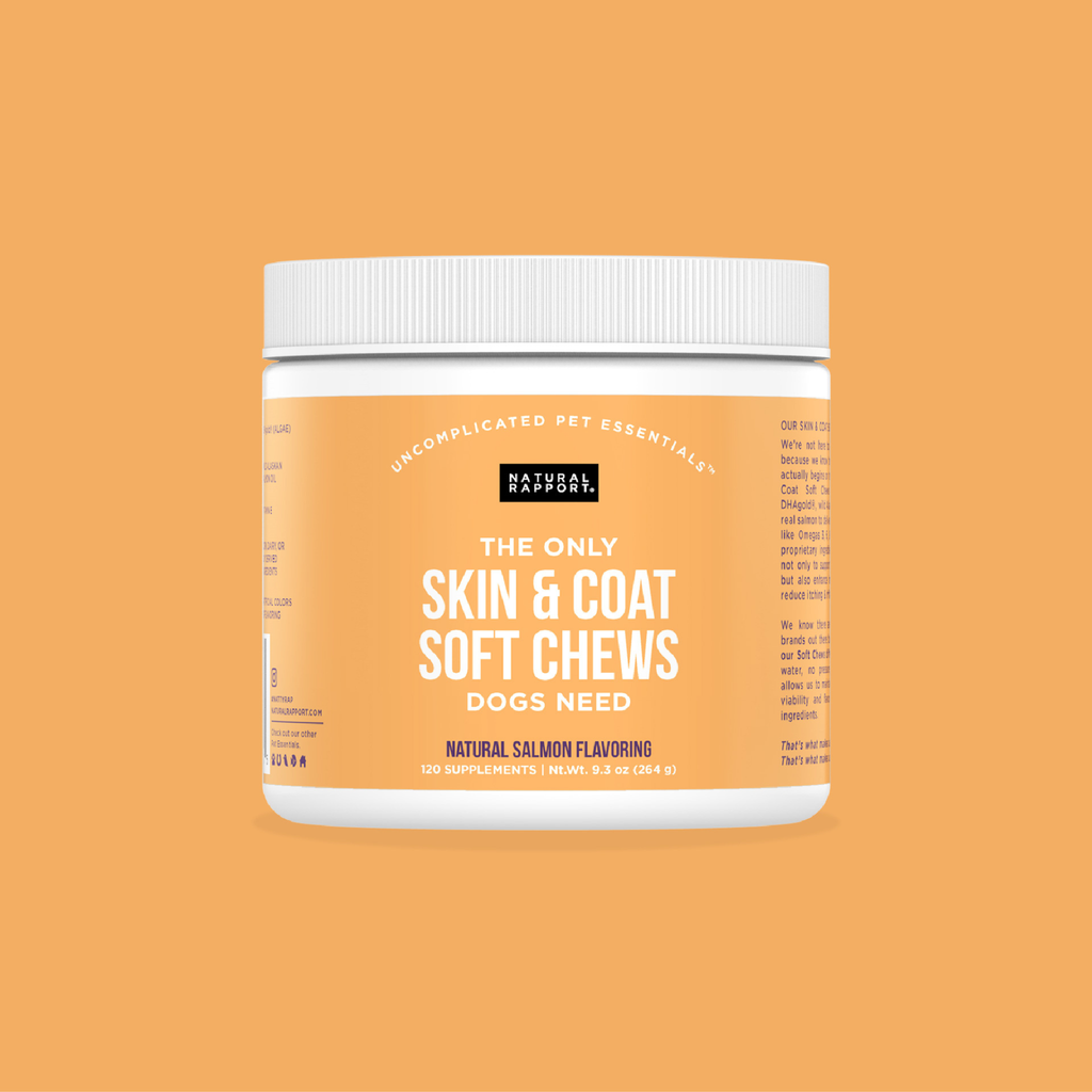 The Only Skin & Coat Soft Chews Dogs Need: 12 count pouch