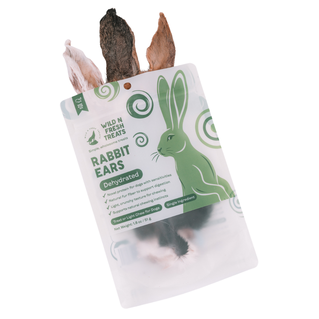 Dehydrated Rabbit Ears: 6 pack