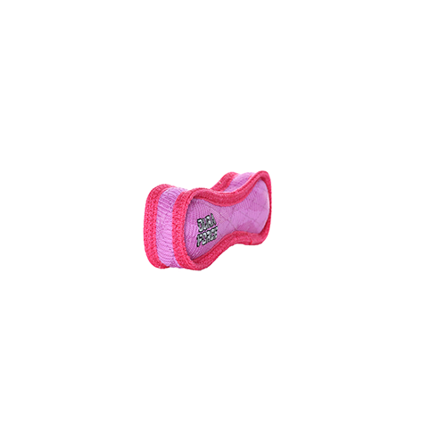 DuraForce Jr Bone Tiger - Pink, Durable, Squeaky Dog Toy