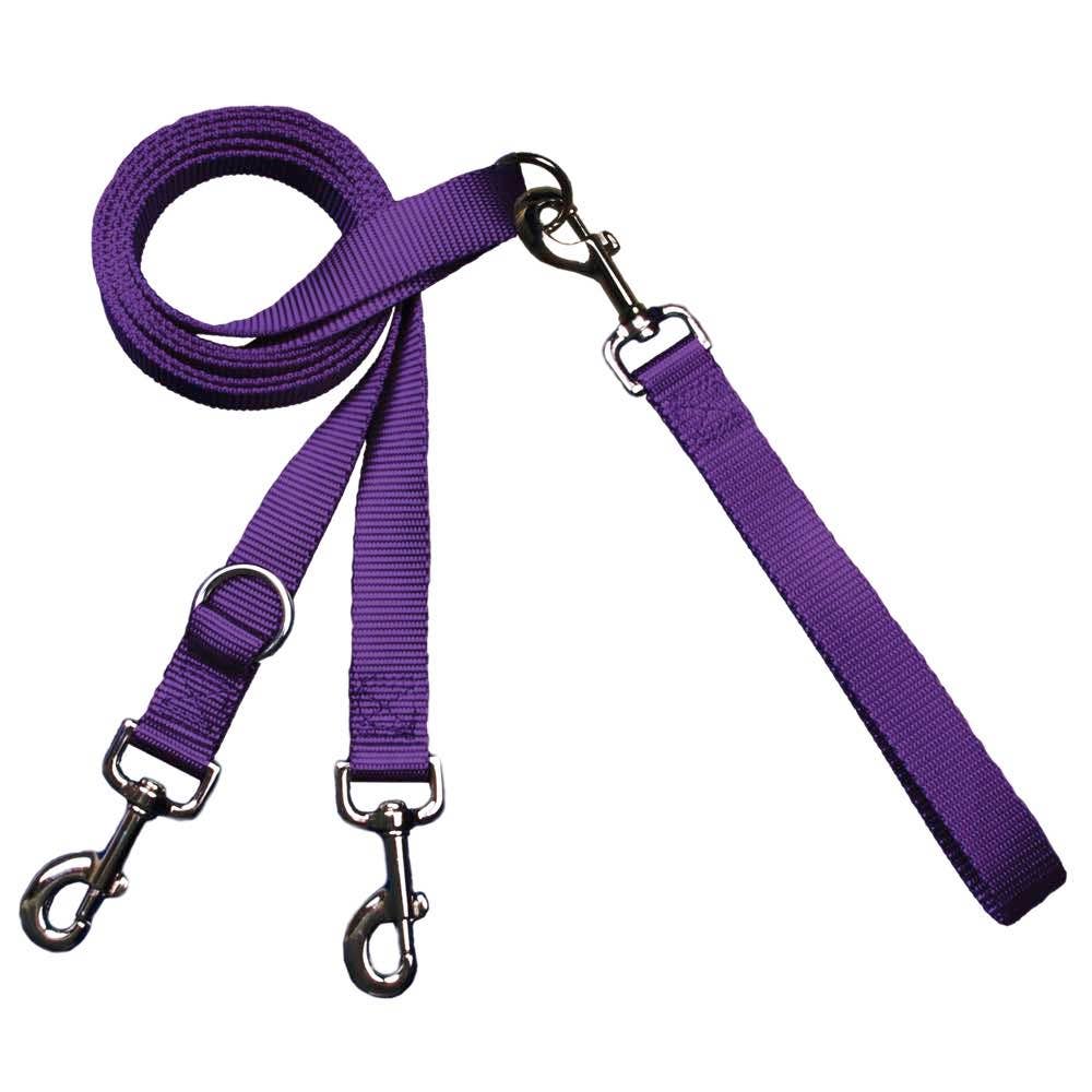 Euro Dog Leash for Freedom No-Pull Dog Harness: Raspberry / 5/8 inch