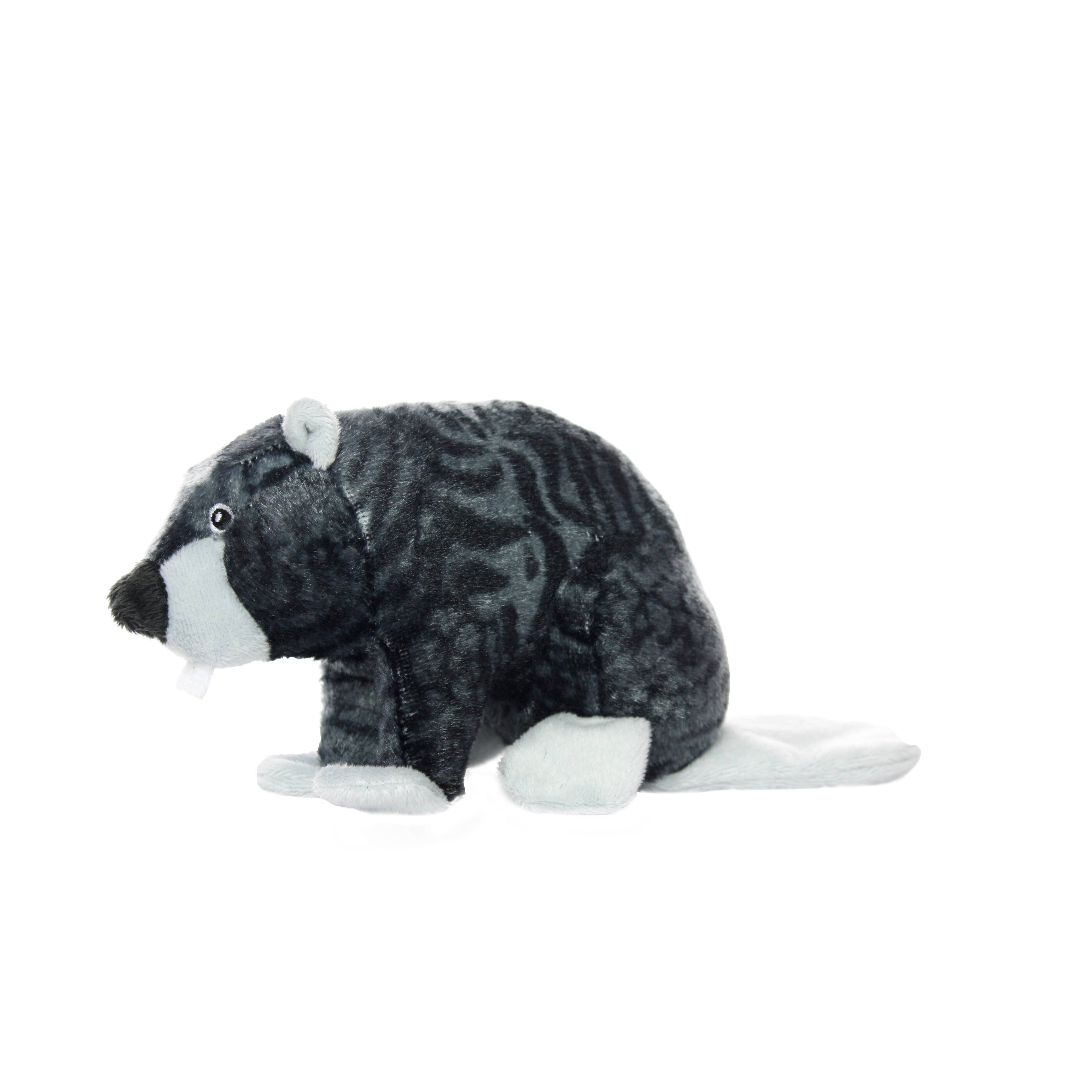 Mighty Jr Nature Beaver, Plush, Squeaky Dog Toy