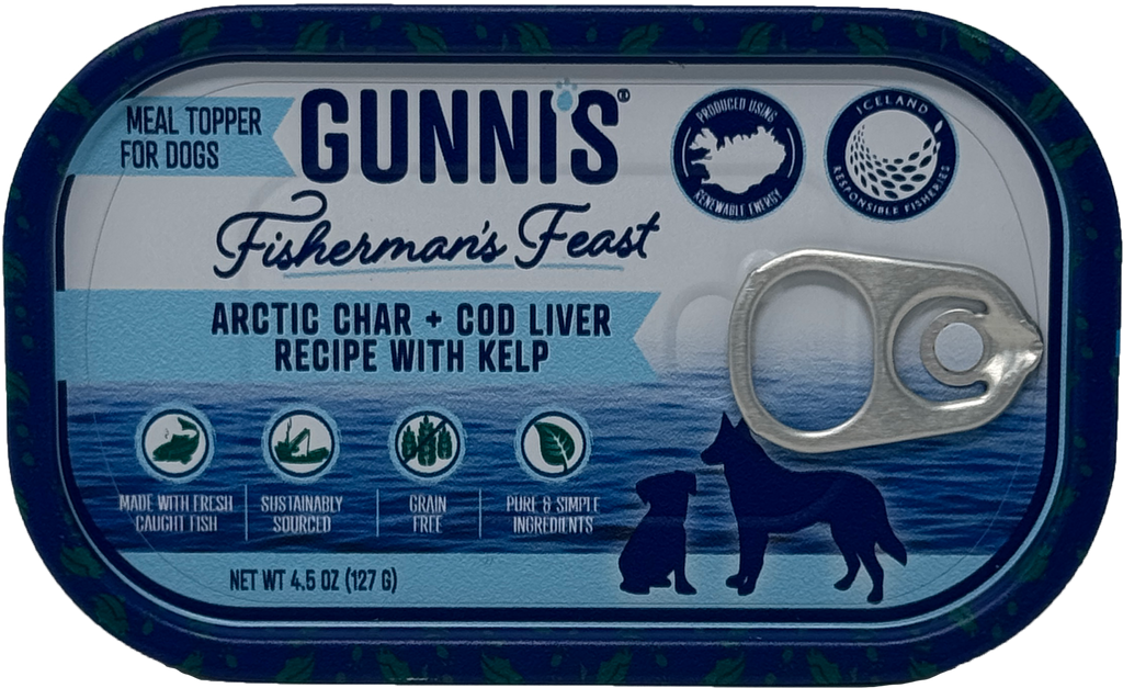 ARCTIC CHAR & COD LIVER RECIPE W/ KELP FOOD TOPPER FOR DOGS