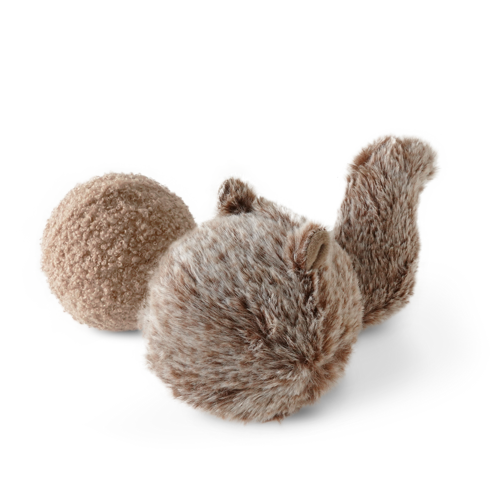 SQUIRREL POP // ENRICHMENT DOG TOY // Squeaky Ball: M