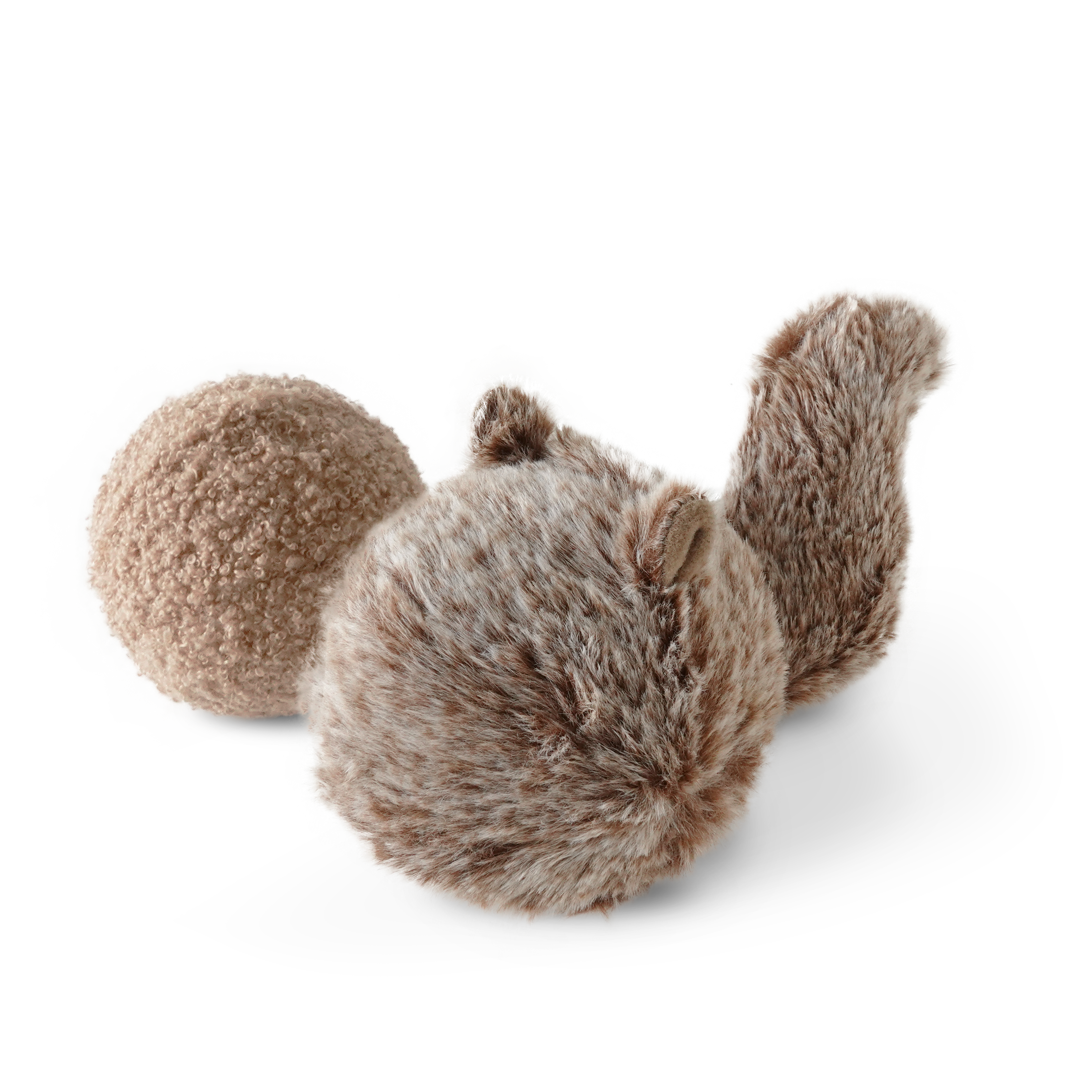 SQUIRREL POP // ENRICHMENT DOG TOY // Squeaky Ball: S