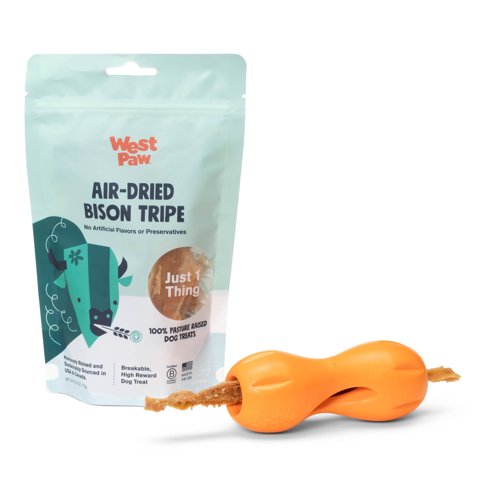 Air-Dried Bison Tripe Single Ingredient Dog Treats