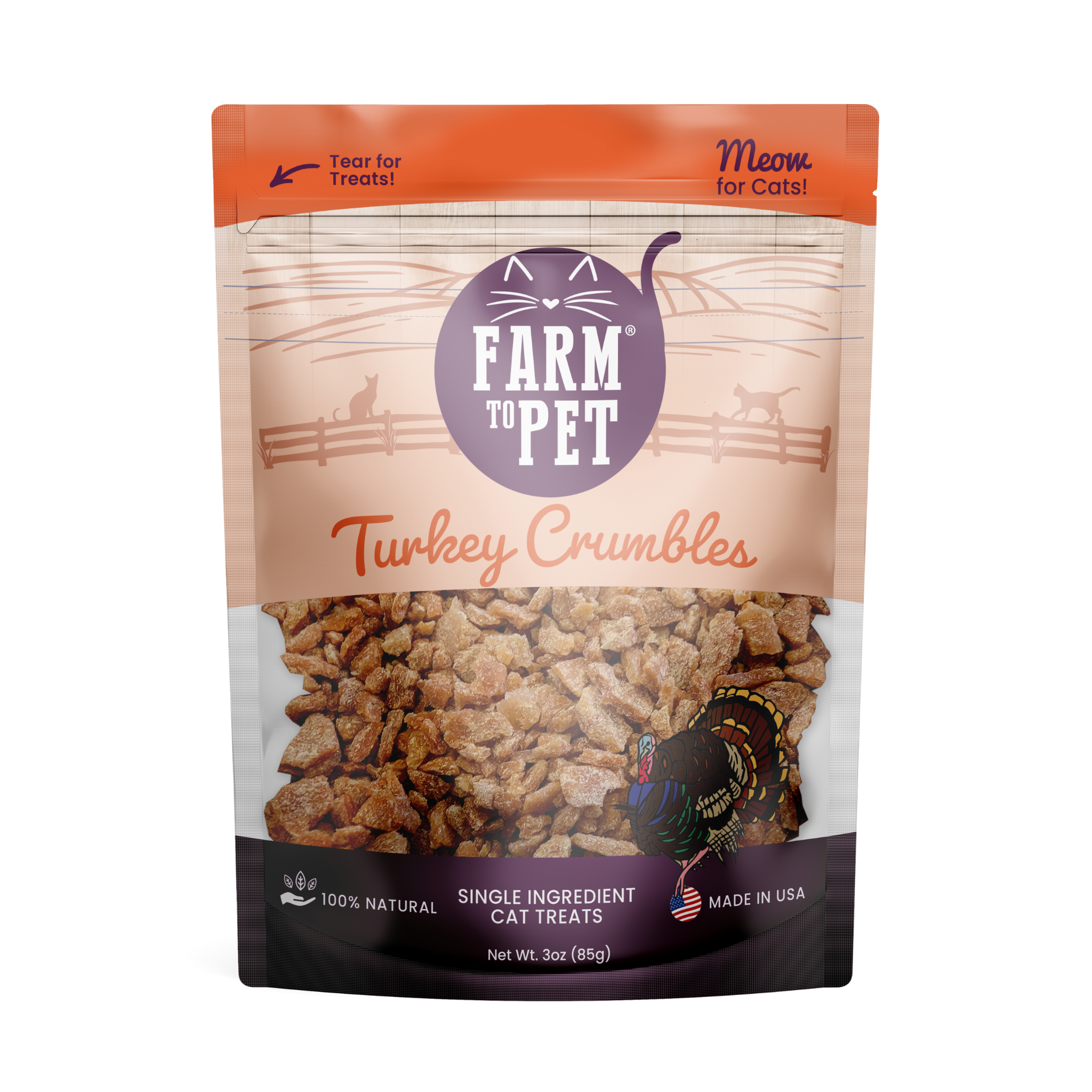Turkey Crumbles Cat Treats