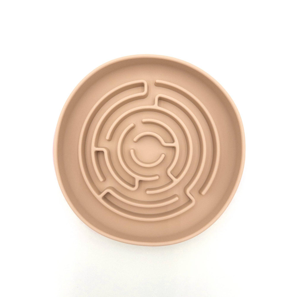 Slow Feeder Dog Bowl with Suction Base