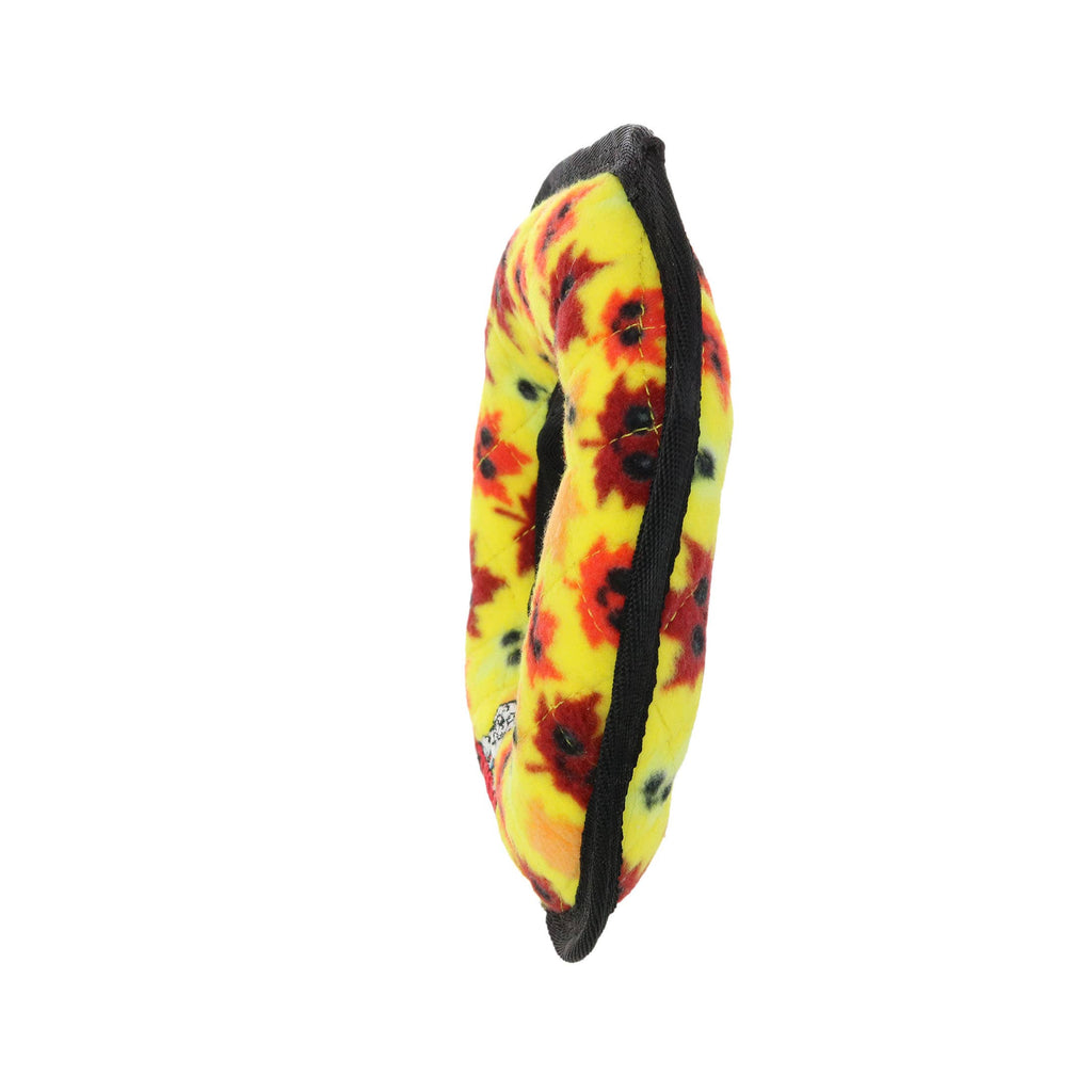 Tuffy Holiday Medium Ring Leaves, Durable Squeaky Dog Toy
